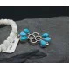 Petit Point Handmade Certified Authentic Zuni .925 Sterling Silver Turquoise Native American Necklace 370838132531 Petit Point Handmade Certified Authentic Zuni .925 Sterling Silver Turquoise Native American Necklace 370838132531