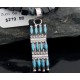 Petit Point Handmade Certified Authentic Zuni .925 Sterling Silver Turquoise Native American Necklace 370881945010 Petit Point Handmade Certified Authentic Zuni .925 Sterling Silver Turquoise Native American Necklace 370881945010