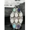 Petit Point Handmade Certified Authentic Zuni .925 Sterling Silver Turquoise Native American Necklace 370925367814 Petit Point Handmade Certified Authentic Zuni .925 Sterling Silver Turquoise Native American Necklace 370925367814