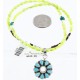 Petit Point Handmade Certified Authentic Zuni .925 Sterling Silver Turquoise Native American Necklace 371006137183