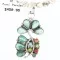 Petit Point Handmade Certified Authentic Zuni .925 Sterling Silver Turquoise Native American Necklace 371028070784