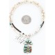 Petit Point Handmade Certified Authentic Zuni .925 Sterling Silver Turquoise Native American Necklace 371028070784 Petit Point Handmade Certified Authentic Zuni .925 Sterling Silver Turquoise Native American Necklace 371028070784