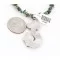 Petit Point Handmade Certified Authentic Zuni .925 Sterling Silver Turquoise Native American Necklace 371051824655