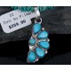 Petit Point Handmade Certified Authentic Zuni .925 Sterling Silver Turquoise Native American Necklace 390643159808 Petit Point Handmade Certified Authentic Zuni .925 Sterling Silver Turquoise Native American Necklace 390643159808