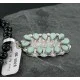 Petit Point Handmade Certified Authentic Zuni .925 Sterling Silver Turquoise Native American Necklace 390667055937