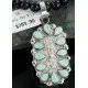 Petit Point Handmade Certified Authentic Zuni .925 Sterling Silver Turquoise Native American Necklace 390667055937