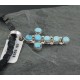 Petit Point Handmade Certified Authentic Zuni .925 Sterling Silver Turquoise Native American Necklace 390681923599