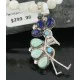 Petit Point Handmade Certified Authentic Zuni .925 Sterling Silver Turquoise Native American Necklace 390682926137 Petit Point Handmade Certified Authentic Zuni .925 Sterling Silver Turquoise Native American Necklace 390682926137