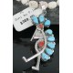 Petit Point Handmade Certified Authentic Zuni .925 Sterling Silver Turquoise Native American Necklace 390685390921 Petit Point Handmade Certified Authentic Zuni .925 Sterling Silver Turquoise Native American Necklace 390685390921