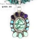 Petit Point Handmade Certified Authentic Zuni .925 Sterling Silver Turquoise Native American Necklace 390842253023