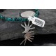 Petit Point Handmade KOKOPELI Certified Authentic Zuni .925 Sterling Silver Native American Necklace 370986805838