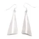 Plain Simple .925 Starling Silver Certified Authentic Handmade Navajo Native American Earrings 27265-6 Plain Simple .925 Starling Silver Certified Authentic Handmade Navajo Native American Earrings 27265-6