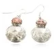 Rare $200 Vintage Style OLD INDIAN HEAD Certified Authentic Navajo .925 Sterling Silver Natural Spiny Oyster Hooks Native American Earrings 18077-5