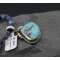 Rare Handmade Certified Authentic Navajo .925 Sterling Silver Natural Turquoise Native American Necklace 370958495970