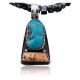 Rare Handmade Certified Authentic Navajo .925 Sterling Silver Natural Turquoise Spiny Oyster Native American Necklace 390611867864