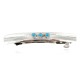Silver Certified Authentic Navajo Handmade Natural Turquoise Native American Hair Barrette 10346-2