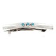 Silver Certified Authentic Navajo Handmade Natural Turquoise Native American Hair Barrette 10346-4