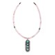 Sun .925 Sterling Silver Certified Authentic Handmade Navajo Native American Natural Turquoise And Rose Quartz Necklace And Pendant 370929328033 Sun .925 Sterling Silver Certified Authentic Handmade Navajo Native American Natural Turquoise And Rose Quartz Necklace And Pendant 370929328033