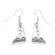 Sun Mountain .925 Starling Silver Certified Authentic Handmade Navajo Native American Earrings  27261-5