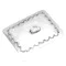 Sun Nickel Certified Authentic Handmade Navajo Native American White Howlite Buckle 1208-2