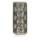 Swirls .925 Sterling Silver Navajo Handmade Certified Authentic Native American Nickel Money Clip 91002-1