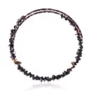 Tigers Eye Certified Authentic Navajo Native American Adjustable Choker Wrap Native-Bay Necklace 25575