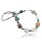 Traditional Certified Authentic Navajo Native .925 Sterling Silver Turquoise, Jasper Native American Necklace 370825592414