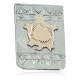 Turtle Certified Authentic 12kt Gold Filled and .925 Sterling Silver Handmade Navajo Native American Money Clip 11266-1