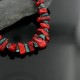 Certified Authentic Navajo .925 Sterling Silver Graduated Coral Turquoise Native American Necklace 390680673641