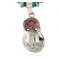 Vintage Style Buffalo Nickel .925 Sterling Silver Handmade Certified Authentic Navajo Natural Turquoise Spiny Oyster Native American Necklace 16022-1-1601-21