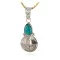 Vintage Style Buffalo Nickel and .925 Sterling Silver Handmade Certified Authentic Navajo Natural Turquoise Native American Necklace 24412-3 Vintage Style Buffalo Nickel and .925 Sterling Silver Handmade Certified Authentic Navajo Natural Turquoise Native American Necklace 24412-3