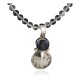 Vintage Style OLD Buffalo Coin 1935 Certified Authentic Navajo .925 Sterling Silver LAPIS Native American Necklace 15928-1