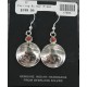Vintage Style OLD Buffalo Coin Certified Authentic Navajo .925 Sterling Silver Coral Silver Native American Earrings 370924499956