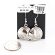 Vintage Style OLD Buffalo Coin Certified Authentic Navajo .925 Sterling Silver Hooks Native American Earrings 390829160636