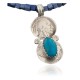 Vintage Style OLD Buffalo Coin Certified Authentic Navajo .925 Sterling Silver Natural Turquoise Native American Necklace 370843756290
