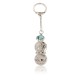Vintage Style OLD Buffalo Coin Certified Authentic Navajo .925 Sterling Silver Turquoise Native American Keychain 390834891319
