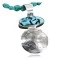 Vintage Style OLD Buffalo Coin Certified Authentic Navajo .925 Sterling Silver Turquoise Native American Necklace 370923230392