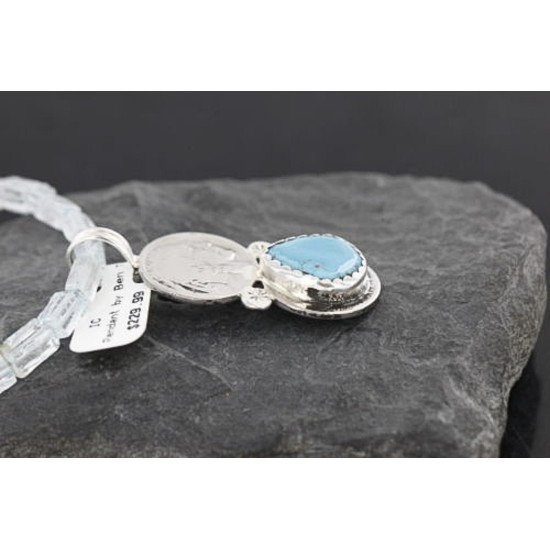 Vintage Style OLD Buffalo Coin Certified Authentic Navajo .925 Sterling Silver Turquoise Native American Necklace 370979898665 Vintage Style OLD Buffalo Coin Certified Authentic Navajo .925 Sterling Silver Turquoise Native American Necklace 370979898665