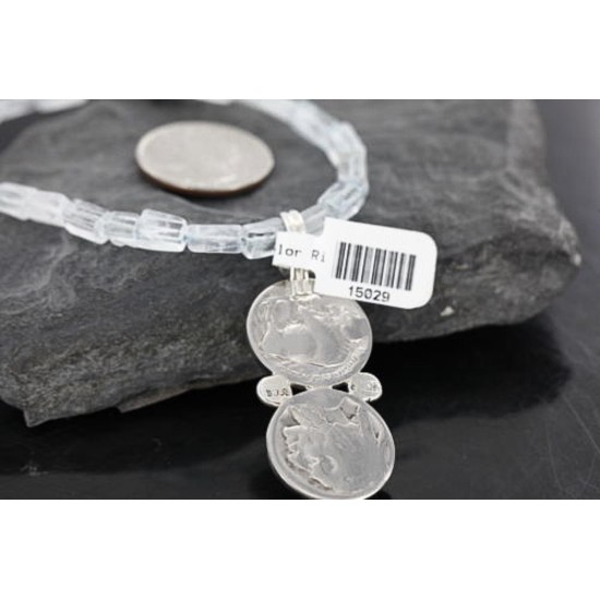 Vintage Style OLD Buffalo Coin Certified Authentic Navajo .925 Sterling Silver Turquoise Native American Necklace 370979898665 Vintage Style OLD Buffalo Coin Certified Authentic Navajo .925 Sterling Silver Turquoise Native American Necklace 370979898665