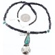 Vintage Style OLD Buffalo Coin Certified Authentic Navajo .925 Sterling Silver Turquoise Native American Necklace 371011509730