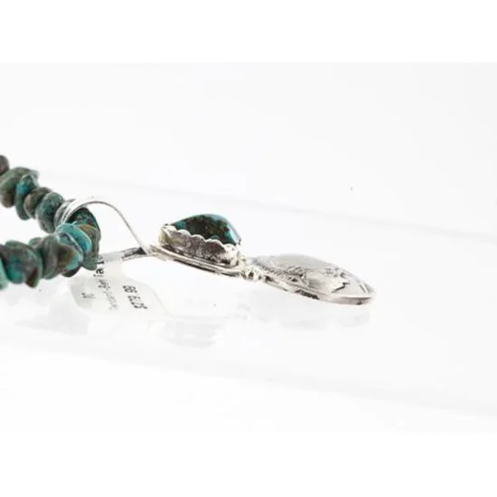 Vintage Style OLD Buffalo Coin Certified Authentic Navajo .925 Sterling Silver Turquoise Native American Necklace 371048883802 Vintage Style OLD Buffalo Coin Certified Authentic Navajo .925 Sterling Silver Turquoise Native American Necklace 371048883802