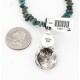 Vintage Style OLD Buffalo Coin Certified Authentic Navajo .925 Sterling Silver Turquoise Native American Necklace 371048883802