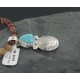 Vintage Style OLD Buffalo Coin Certified Authentic Navajo .925 Sterling Silver Turquoise Native American Necklace 390659624270