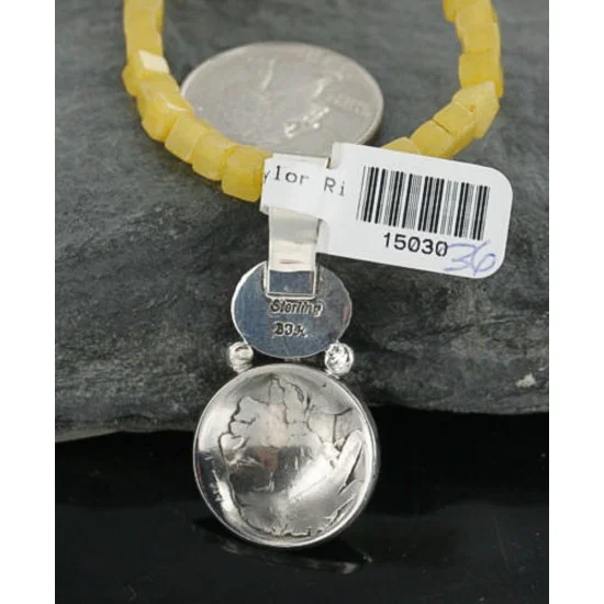 Vintage Style OLD Buffalo Coin Certified Authentic Navajo .925 Sterling Silver Turquoise Native American Necklace 390726660986 Vintage Style OLD Buffalo Coin Certified Authentic Navajo .925 Sterling Silver Turquoise Native American Necklace 390726660986