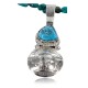 Vintage Style OLD Buffalo Coin Certified Authentic Navajo .925 Sterling Silver Turquoise Native American Necklace 390747263087
