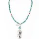 Vintage Style OLD Buffalo Coin Certified Authentic Navajo .925 Sterling Silver Turquoise Native American Necklace 390757764717