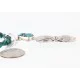 Vintage Style OLD Buffalo Coin Certified Authentic Navajo .925 Sterling Silver Turquoise Native American Necklace 390757764717