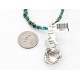 Vintage Style OLD Buffalo Coin Certified Authentic Navajo .925 Sterling Silver Turquoise Native American Necklace 390825092957