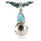 Vintage Style OLD Buffalo Coin Certified Authentic Navajo .925 Sterling Silver Turquoise Native American Necklace 390841364508