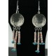 Vintage Style OLD Buffalo Coin Certified Authentic Navajo .925 Sterling Silver Turquoise Spiny Native American Earrings 390735954683